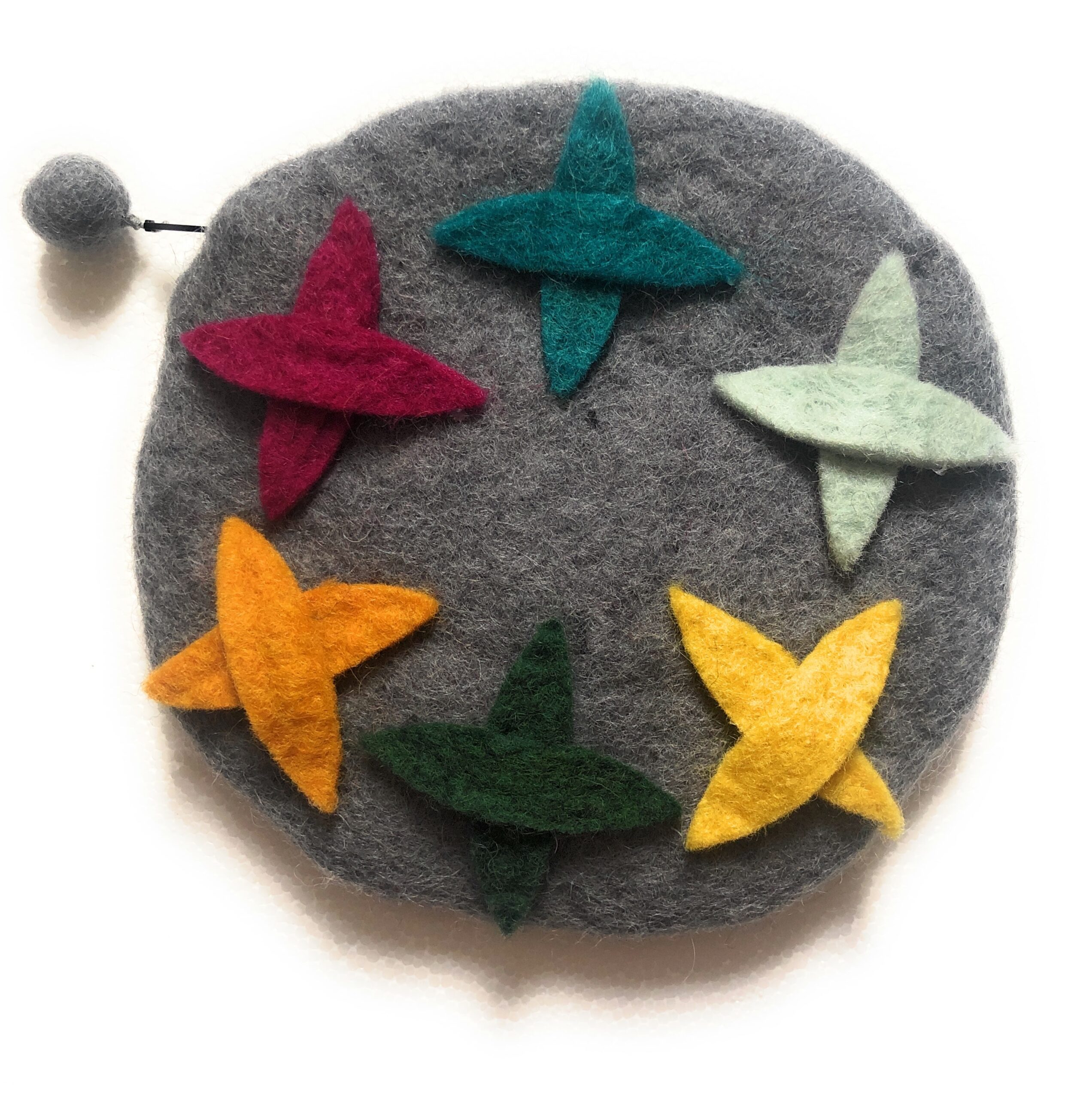 Guras Woolen Felt Coin/Makeup bag