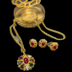 Navratna Pendant Set - MINI