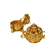 SUHAGAN - Matte Gold Kumum Pot (Bridal)