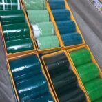 Velvet Bangles - Green