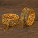 BRIDAL BANGLE - RUBY GREEN IN 2.4