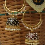 BELLA MAROON - Meenakari in Maroon