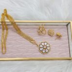 DAISY - American Diamond Pendant Set