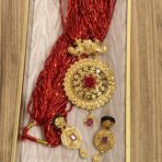GULAB TILHARI - Gold Plated Red Necklace