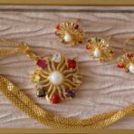 NAVRAS - Navratna Pendant Set