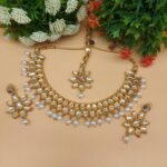 POLKI PEARL- Minnie Necklace Set