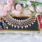 NANDINI - AD & RUBY SET WITH PEARLS