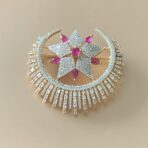 JOON-TARA - AD & Ruby Brooch (Small)