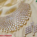 GAURI - AD Choker with Pearl Drops