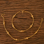 ANTARA -  ANTIQUE Delicate Payal With GOLD Plating