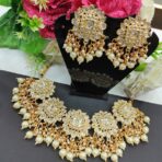 LALUPATEY - Kundan Pearl Set