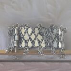 Afghani Mirror Bangles-Openable Oxidized Mirror Bangles