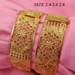 MIKKI Openable - One Gram Forming Gold Bangle 2.4