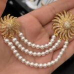 SURAJA - AD & PEARL BROOCH/HAIR-CLIP