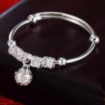 DORA - Silver Bracelet with Charms