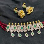 SUNAYA- AD Crystal Choker Set