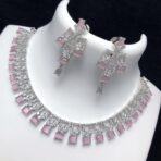 MINNIE - Powder Pink AD Necklace set