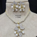 SUHANA - Pearl & AD Necklace Set