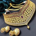 JUGNU - Matte Gold Plated Choker