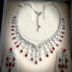 HEERA- RUBY & AD Necklace