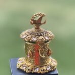 SUHAGAN - Gold Plated Kumum Pot