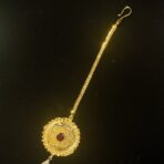 MOTI Rubindi - GP Ruby Bindi/Tikka with dangling Pearl