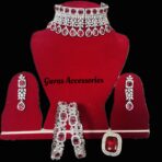 MALINI- RUBY & AD Choker Combo