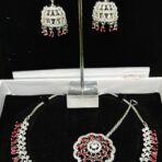 ARIYANA - Red AD set with Jhumki