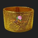 MIKKI Openable - Large Sized Panchadhatu 24K Gold Plated Kada 2.2