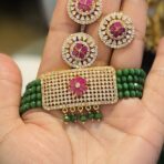 SUNAYA- AD Crystal Choker Set