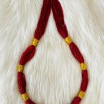 KATAHAR DANA NAUGEDI - Gold Plated Red Necklace