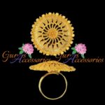 SUKI - Large Ring with 24K real gold plating