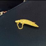 KHUKURI Brooch - 24K Gold Plated